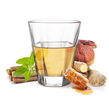 Load image into Gallery viewer, HAND CRAFTED PURE KOMBUCHA-BEE BREAD, ASHWAGANDA, REISHI MUSHROOM & GINGER/ 500ML