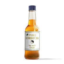 Load image into Gallery viewer, HAND CRAFTED PURE KOMBUCHA- SILK TEA & GINGER 500ML