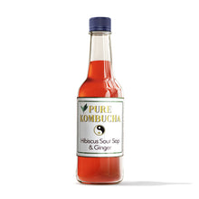 Load image into Gallery viewer, HAND CRAFTED PURE KOMBUCHA- HIBISCUS, SOUR SOP &amp; GINGER 500ML
